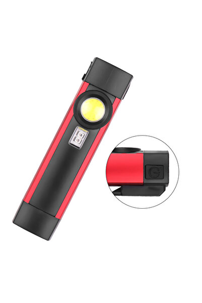 Choice مصباح يدوي محمول WK01 بأربعة أوضاع COB ومصباح الأشعة فوق البنفسجية USB قابل لإعادة الشحن LED ومصباح عمل مغناطيسي XPE معلق Ho