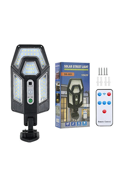 Choice3 55 مصباح LED يعمل بالطاقة الشمسية مع مستشعر حركة و55 مصباح LED 8000 ل...