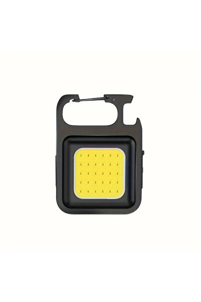 Choice J031 بلاستيك 1 قطعة صغيرة مغناطيسية COB سلسلة مفاتيح قابلة لإعادة الشحن مصباح يدوي محمول قابل للطي مصباح عمل لـ I