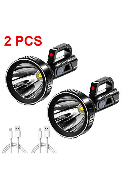 Choice BK788 2pcs New High Power LED Flashlight Waterproof Fishing Lantern Torch USB Rechargeable Powerful