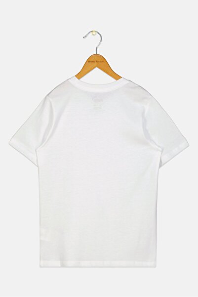 Puma Kids Boy Sportswear FIt Short Sleeve Training T-Shirt, White