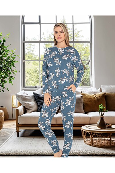 Aydoğan Pure Serisi Kadın Uzun Kol Pijama Takımı