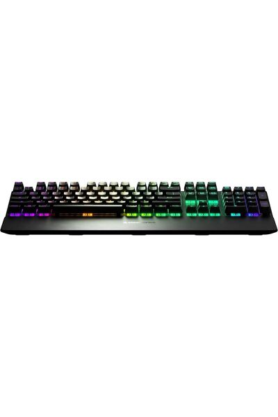 SteelSeries Apex 7 - Mechanical Gaming Keyboard - OLED Display - Red Switches - American (QWERTY) La