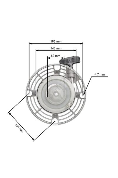 TAIWAN Стартер за дизелов двигател Hatz 1B20, 1B30, 1B40