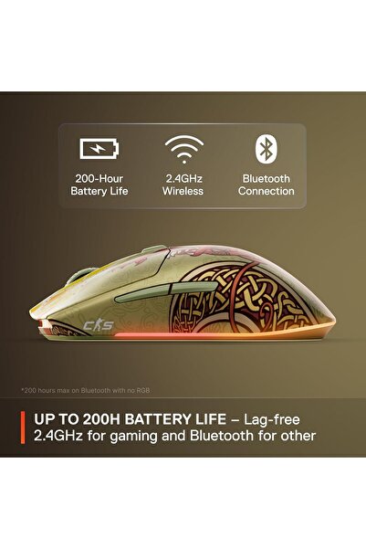 SteelSeries Rival 3 Wireless CS2 Dragon Lore Edition Gaming Mouse