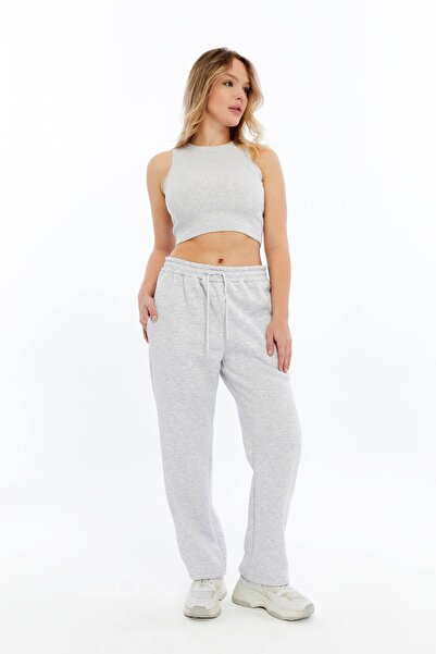 yzs tekstil 3 في مبطن بالصوف بنطال رياضي فضفاض