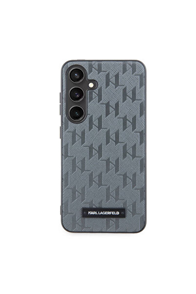 Karl Lagerfeld غطاء هاتف سامسونج جالاكسي S24 الأصلي المرخص بشعار معدني من نوع...