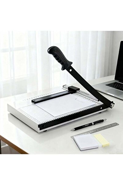 Lelaifu Manual Heavy-Duty Paper Cutter with Non-Slip Base and Safety Lock