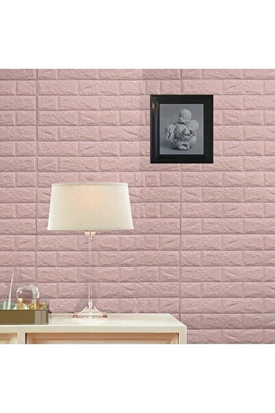 OEM Set of 10 3D Wallpaper Tiles, 70 x 77 cm, 3 mm Thickness, Polyethylene, Brick Pattern,