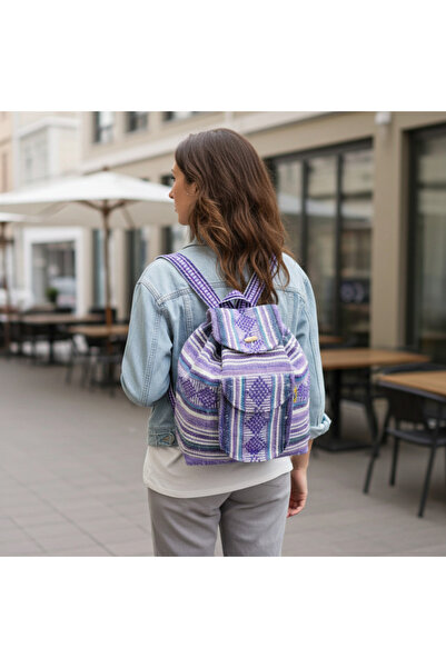 ilisio Rucsac tradițional violet Metztli