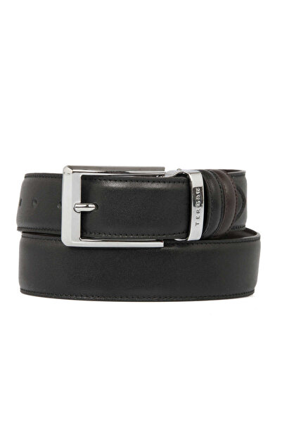 Tergan Siyah Hakiki Deri Erkek Kemer - S1EK00000304-P6I