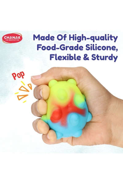 Chanak Pop it Ball with LED Light Bubble Fidget Ball