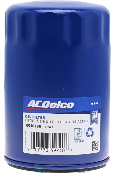 GM GENUINE PARTS فلتر زيت أصلي من AcDelco مناسب لمحركات GM Vortec (19210286، ...