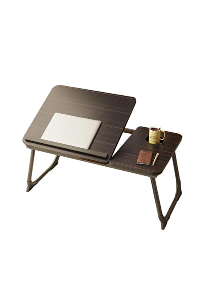 OEM Masa pliabila pentru laptop cu suport pentru pahar reglabila pe inaltime 5 pozitii NEAGRA