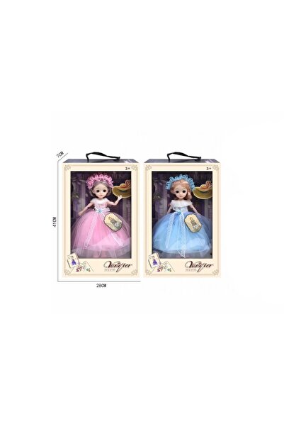 Toysea 12-Inch Cute Doll Set with Wardrobe Box, Fashion Doll with Colorful Dresses and Accessories for Kids