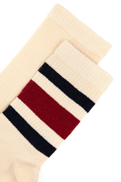 U.S. Polo Assn. Women's Cream Socks 50314748-Vr256