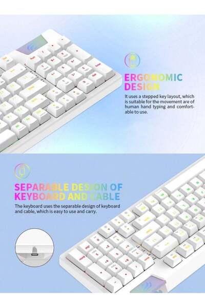 BestGod Wired Gaming Keyboard with RGB Backlit for PC and Laptop Gaming