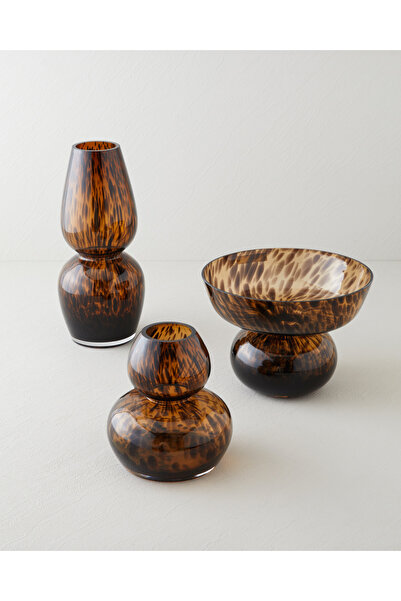 English Home Terra Cam Vazo 18 cm Amber