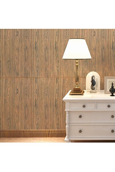 OEM Set of 10 3D Wallpaper Tiles, 70 x 70 cm, Thickness 3 mm, Resin, Wood Tile Type, A