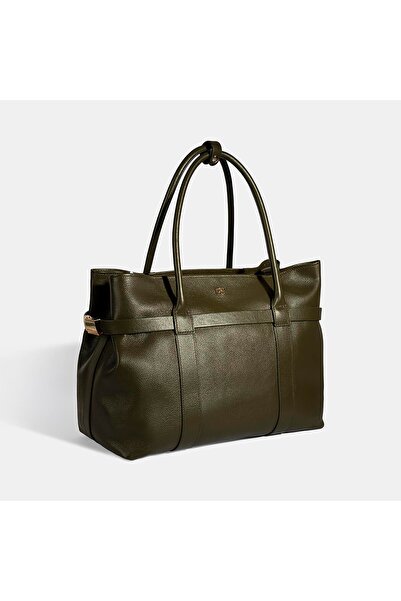 Desa Women's Green Wallet Leather Shoulder Bag with Accessories