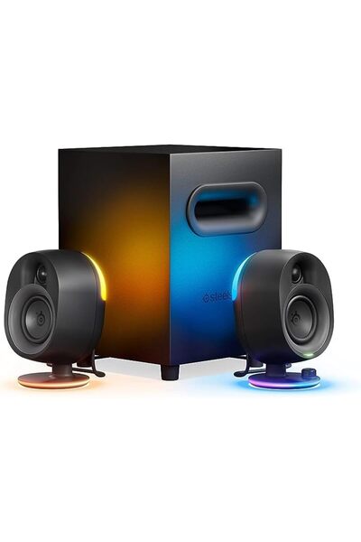 SteelSeries Arena 7 Illuminated 2.1 Gaming Speakers (UK Plug)