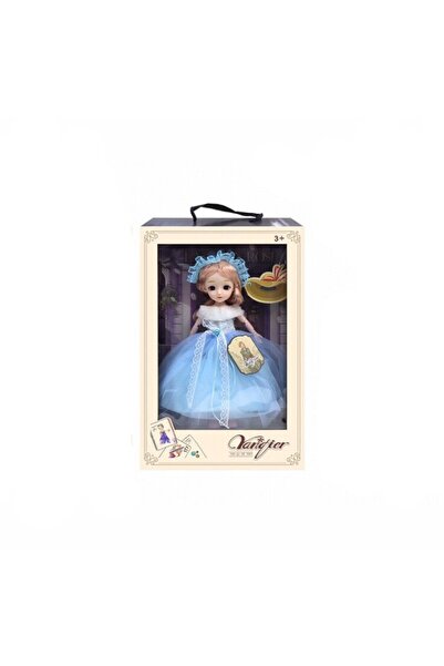Toysea 12-Inch Cute Doll Set with Wardrobe Box, Fashion Doll with Colorful Dresses and Accessories for Kids