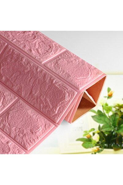 OEM Set of 10 3D Wallpaper Tiles, 70 x 77 cm, 3 mm Thickness, Polyethylene, Brick Pattern,