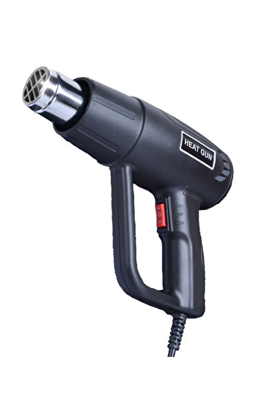 BASE Pistol cu aer cald rezistent putere 2000 W temperatura intre 300 si 600 grade Negru