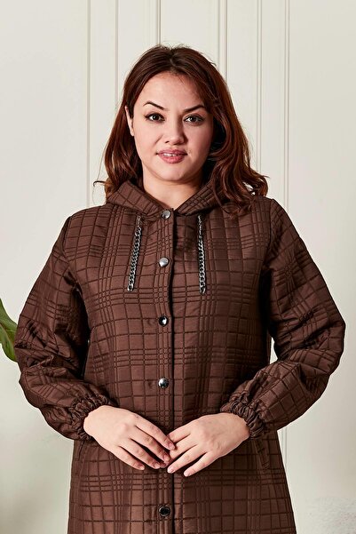 Ferace Γυναικείο καπέλο μεγάλου μεγέθους με καπιτονέ