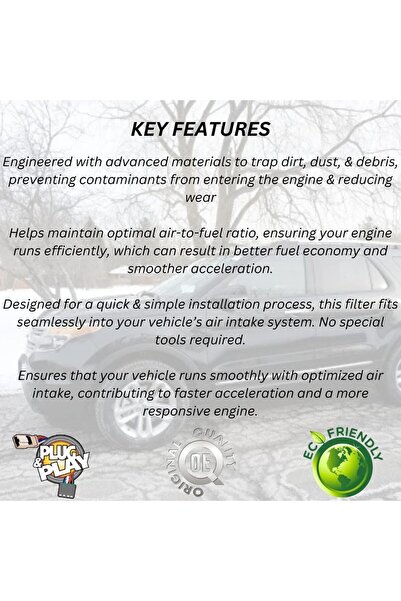 Generic Engine Air Filter fits Ford Explorer 2002-2011