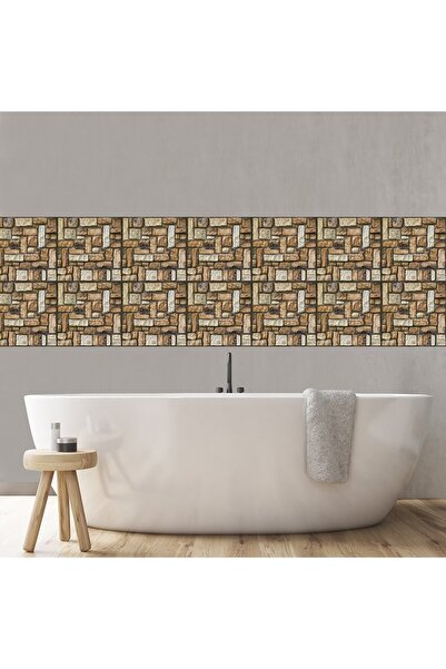 OEM Set of 10 3D Wallpaper Tiles, 30 x 30 cm, PVC, Stone Type, covered 0.9 sqm, Autoade