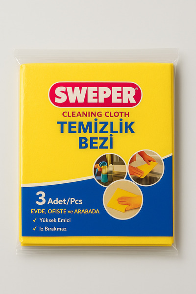 Sweper Cleaning Cloth 31X35 cm 3 Pieces