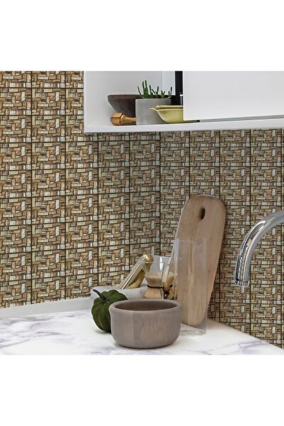 OEM Set of 10 3D Wallpaper Tiles, 30 x 30 cm, PVC, Stone Type, covered 0.9 sqm, Autoade
