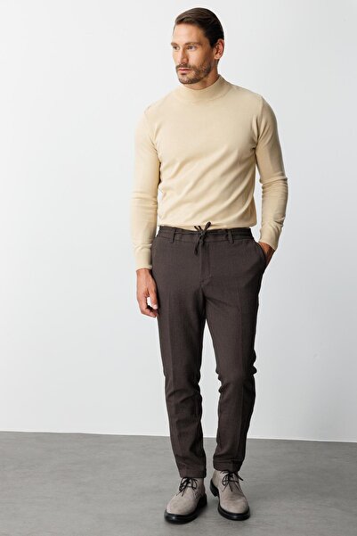 İgs ERKEK KAHVE DYNAMIC FIT STD PANTOLON