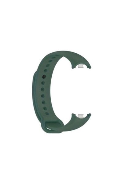 PHN MAG silicone strap with metal pin, compatible with Mi Band 8/9/10 - Green Army