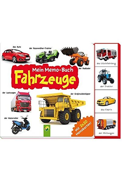 Schwager&Steinlein Mein Memo-Buch Fahrzeuge: Mit 2 x 20 Memo-Karten!