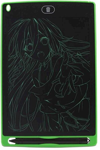 Generic لوح كتابة LCD مقاس 8.5 بوصة، لوحة ملاحظات إلكترونية محمولة للكتابة وا...