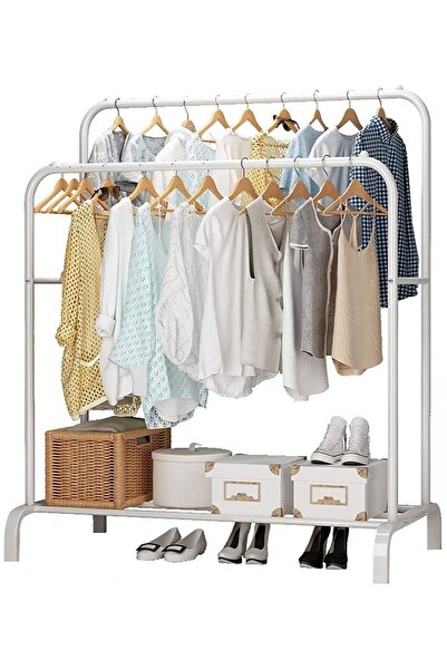 AGD Clothes Organizer And Metal Stand Black 110*54*150(132)cm