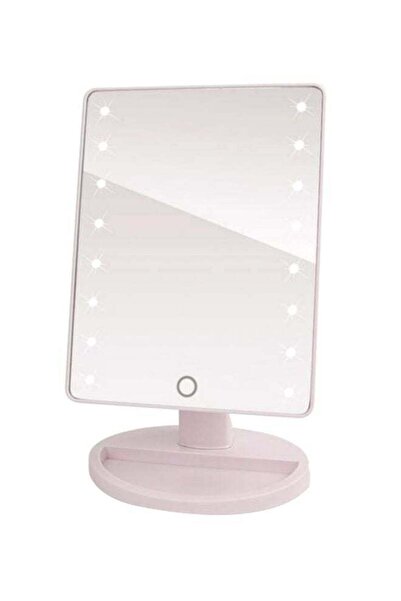 Generic Makeup Mirror With LED Light - White
