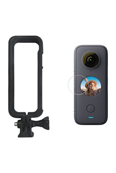 XTW Protective Frame (Mount) for Insta360 One X2 with Screen Protector Film, ...