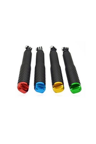 XTW Black & Red Selfie Stick, 18–49 cm, Mount for GoPro, insta360, DJI, SJcam, Universal Phones