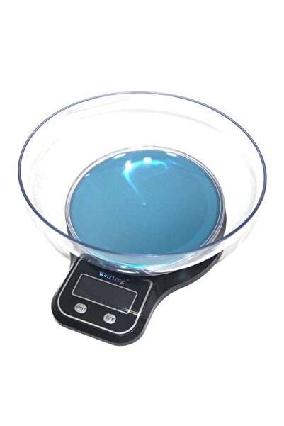 Generic Electric Kitchen Scale Black/Blue/Clear