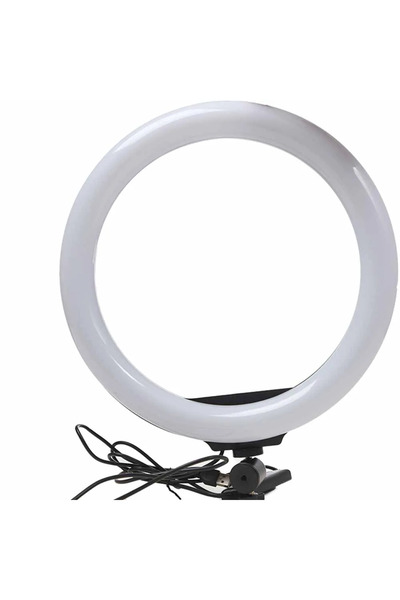 Kovar Wire-Control Mobile Phone RGB LED Live Fill Light, MJ33 Soft Ring Light with Mobile Holder, Tik Tok