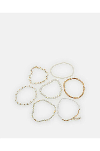 REDTAG أساور نسائية مزينة بالذهب (7 قطع)