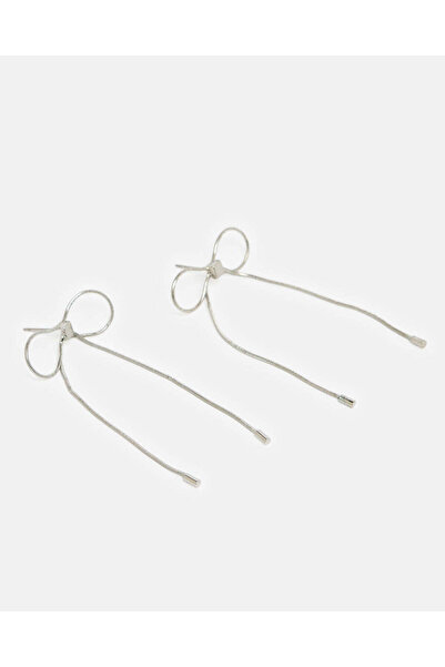 REDTAG Women Silver Embellished Earrings