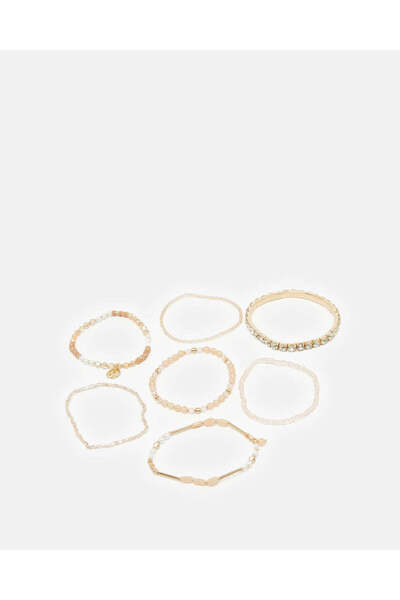 REDTAG أساور نسائية مزينة بالذهب