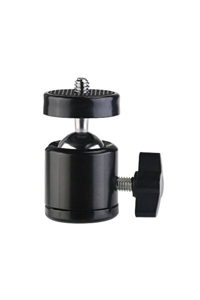 XTW Adaptor de montare pe trepied rotativ la 360° pentru camere GoPro/de acțiune cu filet de 1/4", metalic