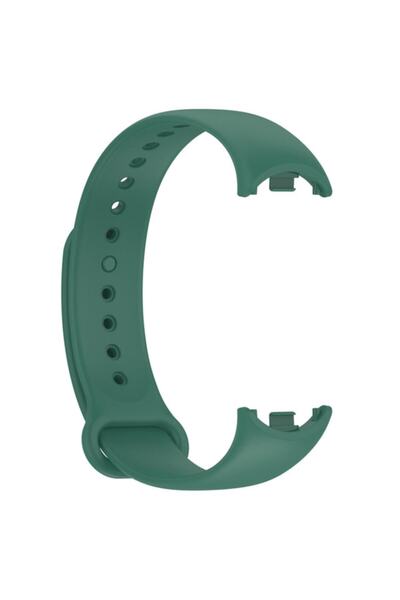 PHN MAG silicone strap with metal pin, compatible with Mi Band 8/9/10 - Green Army