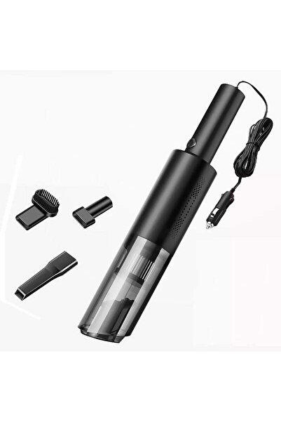 AGD Mini Portable Cordless Vacuum Cleaner - Fast Charging, Car Lighter, Black