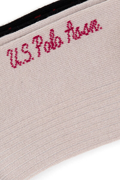 U.S. Polo Assn. Women's Stone Socks 50317986-Vr049